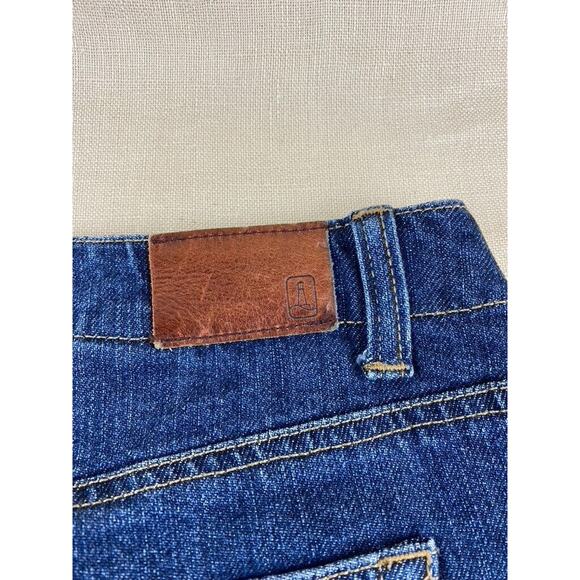 Lands End Womens Original Fit Classic Waist Boot Leg Denim Blue Jeans Size 14 - Picture 5 of 8